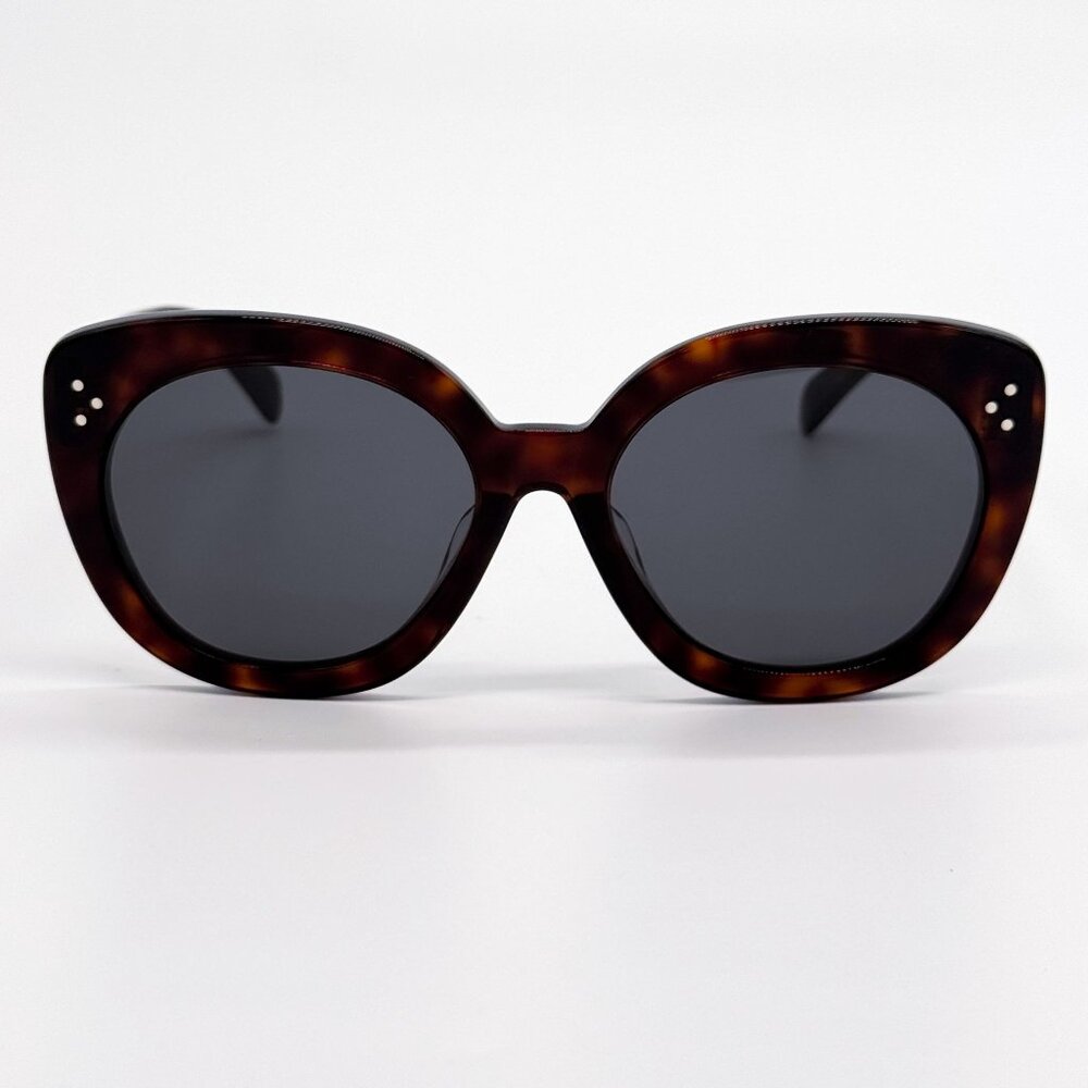 NEW CL40295F 52A CELINE SUNGLASSES HAVANA GREY EYEWEAR - Picture 4 of 9